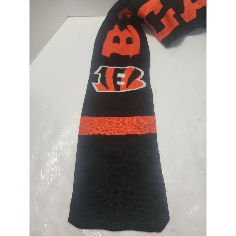 Cincinnati Bengals Knitted Hat And Scarf Set
